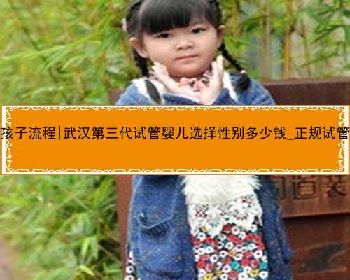 武汉代生孩子流程|武汉第三代试管婴儿选择性别多少